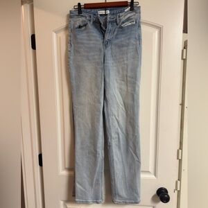 Flying Monkey Pale Blue Straight Leg Jeans